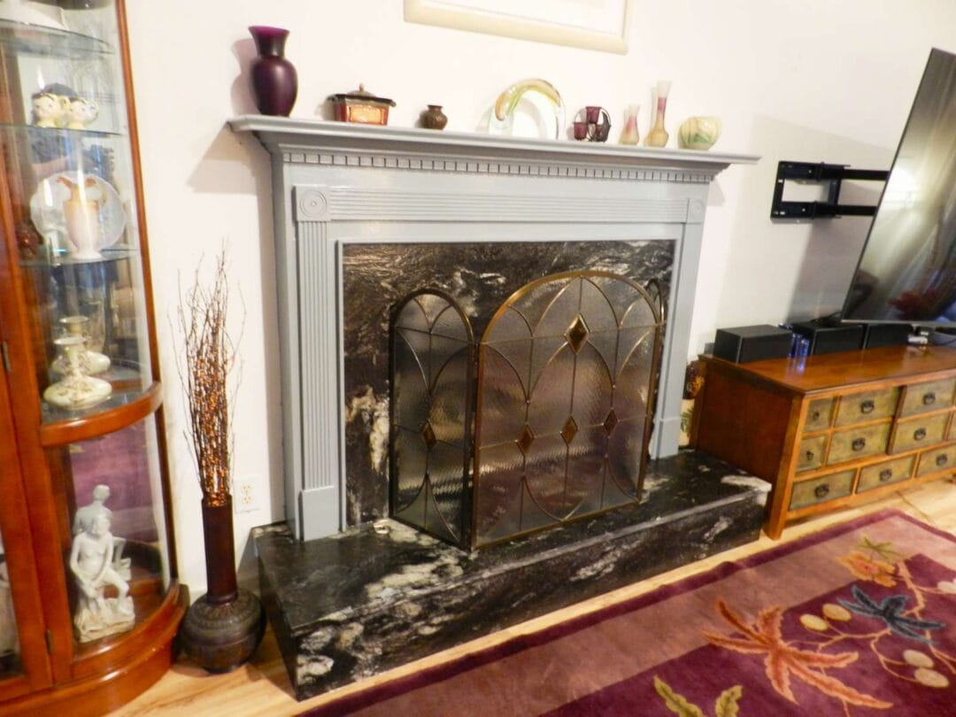 Elegant Granite Fireplace for David
